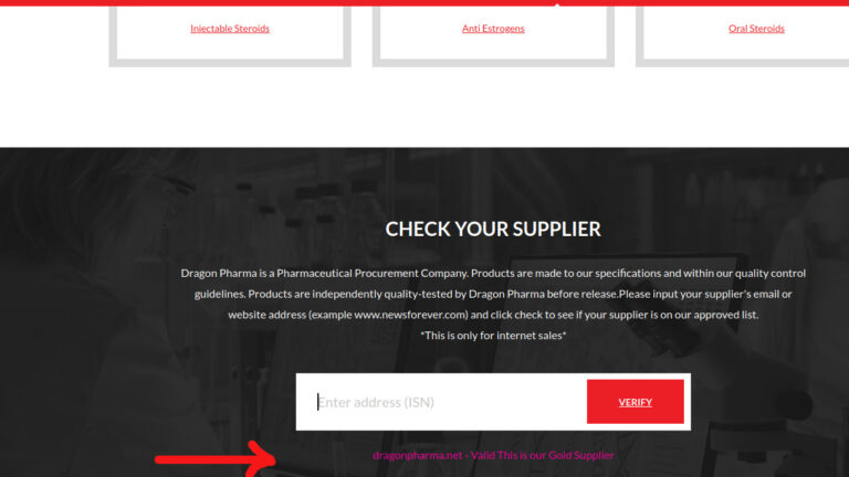 how to check dragon pharma supplier